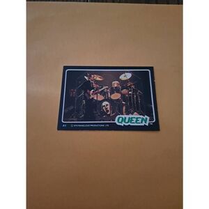 Vintage 1979 Raincloud Productions Queen Trading Card #41 Rock Band Memorabilia